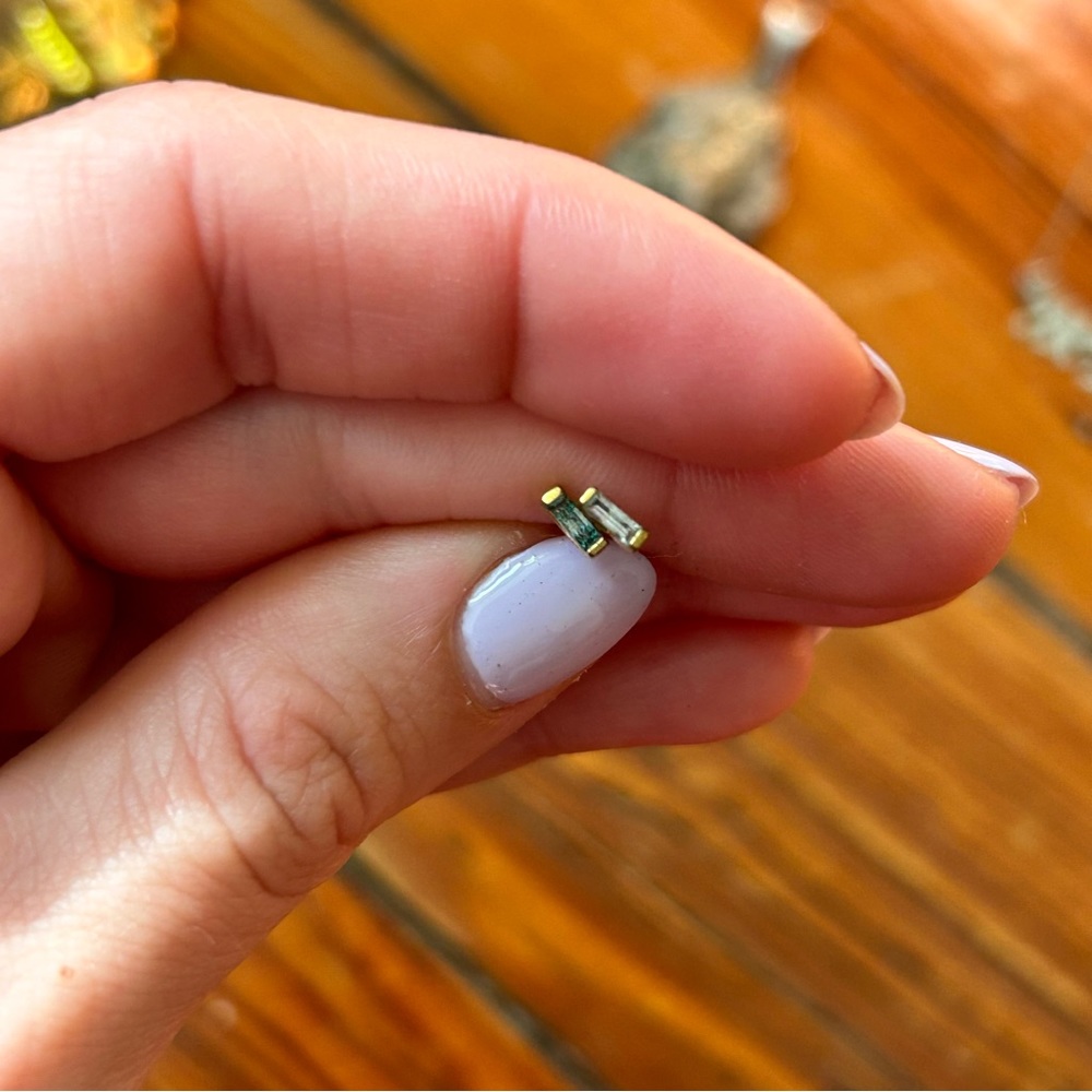 Baguette CZ Earrings